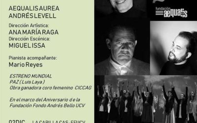 Aequalis Aurea y Andrés Levell juntos en el cierre del ciclo de estrenos del CICCAG